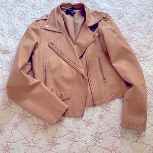 Rose gold motor jacket